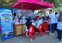 Si Dokkes Polres Selayar Pemeriksaan Kesehatan Gratis Sambut Hari Bhayangkara