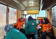 Bersama PMI, DWP BPBD Makassar Perkuat Kesiapsiagaan Bencana