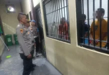 Kontrol Ruang Tahanan, Polres Gowa Pastikan Seluruh Tahanan dalam Kondisi Baik