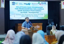 Bupati Jeneponto Buka Pelatihan Pendamping Keluarga Pencegahan Stunting