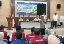 Kapolsek Manggala Bersama MAKI Sulsel Nyatakan Perang Melawan Narkoba