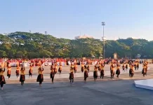 Tari Harmoni Nusantara Memukau Para Penonton Pembukaan O2SN di Karebosi Makassar