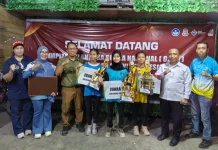 Atlet SMP Hang Tuah dan SMPN 18 Juara Panjat Tebing O2SN Makassar