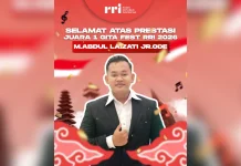 Perwakilan RRI Makassar Raih Juara Pertama Gita Fest RRI 2026