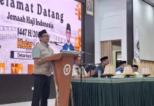 Jemaah Kloter 14 Tiba, Ketua PPIH Makassar Ingatkan Perubahan Perilaku Positif