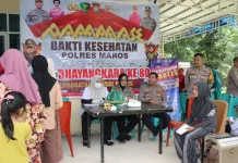 Polres Maros Bawa Layanan Kesehatan Gratis ke Perbukitan Tompobulu