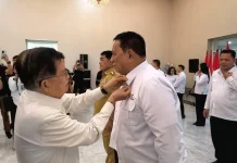 Lantik Pengurus PMI Sulut, JK: Gerakan Kemanusiaan PMI Tak Kenal Batas Negara