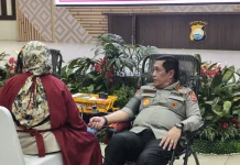 Bakti Kesehatan Polda Sulsel Menjelang HUT Bhayangkari Ke-80