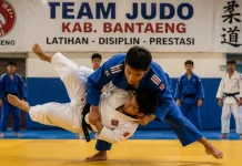 Latihan Judo Bantaeng Tetap Maksimal meski Menunggu Pemanggilan Atlet