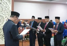 Rektor Unismuh Tekankan Amanah dalam Pelantikan Pejabat Baru