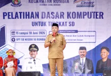 Bupati Jeneponto Buka Pelatihan Komputer SD di Rumbia