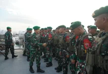 Kasdam XIV/Hasanuddin Melepas Yonif 726/Tamalate Satgas Perbatasan RI-PNG