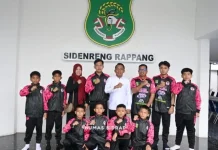 Bupati Sidrap Lepas Kontingen SSB Lanmark ke Bali