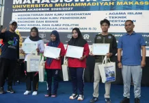 Jalan Sehat Unismuh Makassar Kampanyekan Pengelolaan Sampah