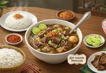 Sop Saudara, Kuliner Khas Sulawesi Selatan yang Kaya Rempah dan Gurih