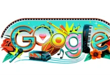 Tampilan Google Doodle Angkat Identitas Musik Dangdut Indonesia