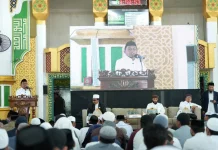 Tabligh Akbar Masjid Agung, Bupati Sidrap Tampil Berpidato Bahasa Arab