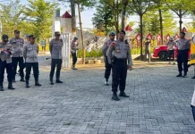 Polres Gowa Gelar Apel Kesiapan Pengamanan Rapat Pansus Hak Angket di DPRD Gowa
