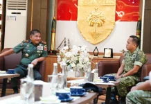 Kadilmil III-16 Makassar Kunjungan ke Kodam XIV/Hasanuddin