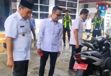 Wabup Selayar Sidak Kendaraan ASN di Dua OPD