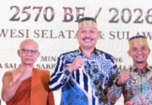 Perayaan Waisak di Bone Jadi Momentum Perkuat Moderasi Beragama