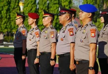 Ribuan Personel Polda Sulsel Terima Kenaikan Pangkat jelang Hari Bhayangkara