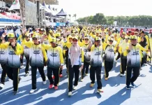 Bupati Barru Semangati Kontingen Barru Porsenijar PGRI di Sidrap