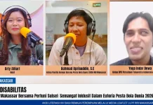 RRI Makassar Gelar Debar Piala Dunia Bersama Pertuni Sulsel