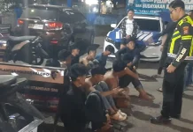 Satlantas Polres Palopo Amankan Belasan Motor dalam Patroli Balap Liar