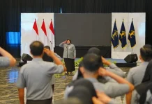 Plh Kakanwil Apresiasi Capaian Kinerja Kanwil Kemenkum Sulsel dalam Apel Pagi