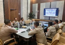 Polres Gowa Ikuti Anev Mingguan Sitkamtibmas Jajaran Polda Sulsel Secara Daring