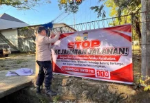 Polsek Tamalanrea Himbau Warga Stop Kejahatan Jalanan