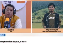 Gaungkan Sehat Bersepeda Bersama Komunitas Sepeda_in Maros
