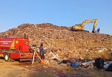 Cuaca Panas, Pengelola TPA Bontoramba Maros Intensifkan Pendinginan
