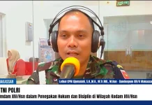 Upaya Penegakan Hukum dan Disiplin oleh Pomdam XIV/Hsn