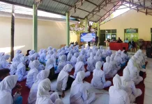 Momen MPLS, Polres Selayar Edukasi Bahaya Narkoba di SMKN 5