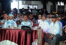 Wabup Gowa Nobar Piala Dunia Bersama Warga di Kodim