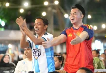 Ribuan Warga Sidrap Nobar Final Piala Dunia 2026 dalam Suasana Penuh Kebersamaan