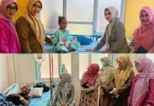 TP PKK Selayar Kunjungi Korban Selamat KM Nurul Salsa di RSUD KH. Khayyung