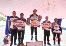 Bupati Sidrap dan Kapolda Sulsel Uji Coba Lapangan Tembak Tathya Dharaka
