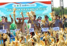 Kapolda Sulawesi Selatan Dukung Program Ketahanan Pangan Nasional