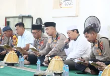 Akhiri Masa Jabatan dengan Syukur, Kapolres Maros Gelar Doa dan Zikir Bersama