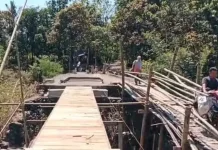 Pembangunan Jembatan Gantung Gowa Capai Progres  Enam Puluh Persen