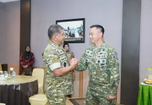 Pangdam XIV/Hasanuddin Terima Kunjungan Pangdivif 3 Kostrad Makassar