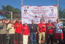 Warga Aspol Toddopuli mulai Merayakan HUT Kemerdekaan RI
