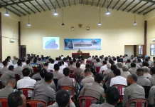 Kapolresta Gowa Paparkan Sembilan Commander Wish Pedoman Kinerja Personel