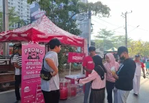 BrightGas Hadir di Car Free Day Makassar