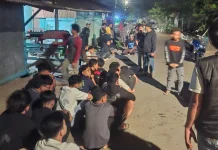 Polsek Manggala Amankan Puluhan Pemuda Nongkrong hingga Dinihari
