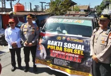 Polda Sulsel Bantu 310 Warga Pesisir Terdampak Kebakaran
