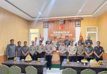 Perkuat Sinergitas Antar Lembaga, Kapolresta Gowa Silaturahim ke Bawaslu